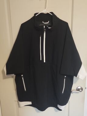 FootJoy Black and White Lightweight Wayerproof Shirt Jacket-3XL NWOT